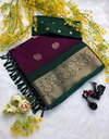 Wow Pure Dola Silk Jequrd Boder Fancy Saree Online Wholesale